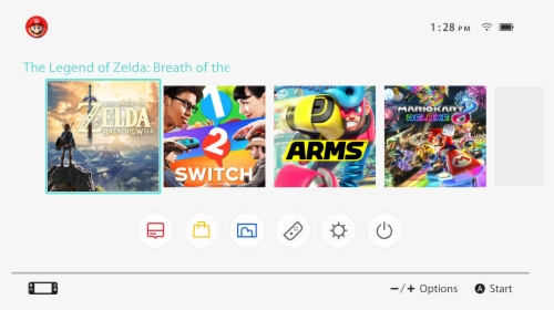 Nintendo Switch Menu, HD Png Download, Free Download