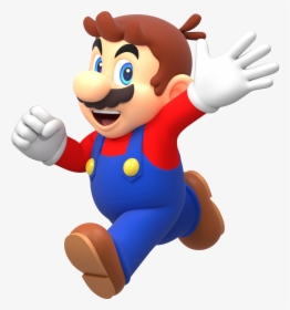 Mario Running Png - Super Mario Mario Render, Transparent Png, Free Download