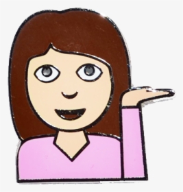 Sassy Girl Emoji Png - Cartoon, Transparent Png, Free Download