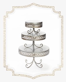 Shop-preview Antique Silver Loopy Band Cake Plate - Shelf, HD Png Download, Free Download