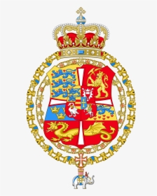Danish Royal Family Coat Of Arms, HD Png Download, Free Download