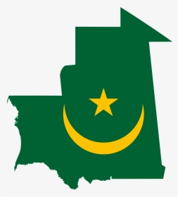Flag Of Mauritania Map National Flag - Hurricane Harvey Disaster Relief, HD Png Download, Free Download