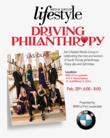 Driving Philanthropy Presented By Bmw Of Fort Lauderdale - Lifestyle Media Group, HD Png Download, Free Download