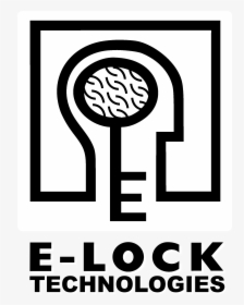 E Lock Technologies Logo Black And White - Circle, HD Png Download, Free Download
