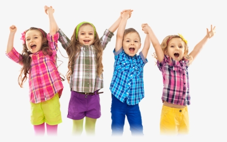 Happy Kids White Background Free, HD Png Download, Free Download