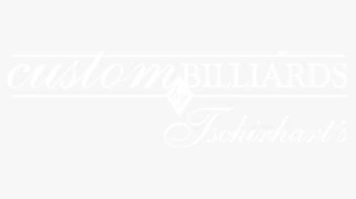 Custom Billiards By Tschirhart"s - Calligraphy, HD Png Download, Free Download
