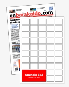 Anuncio Periodico Enbarakaldo - Faldon Periodico 3 5 Modulos, HD Png Download, Free Download