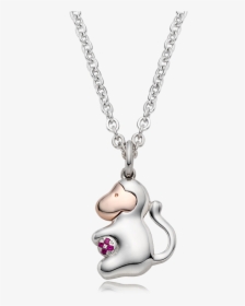 Personalized 5k Sterling Silver Chinese Zodiac Monkey - Necklace, HD Png Download, Free Download
