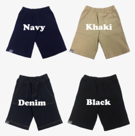 Boys Shorts In Black Twill - Narps, HD Png Download, Free Download