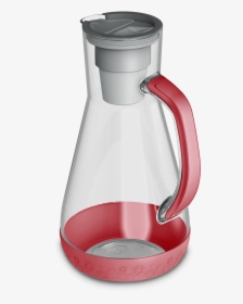 64 Oz Pitcher Red With Filter - Kettle, HD Png Download, Free Download