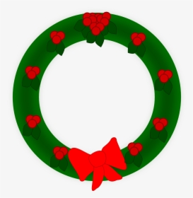 Christmas Decoration Png Circle, Transparent Png, Free Download
