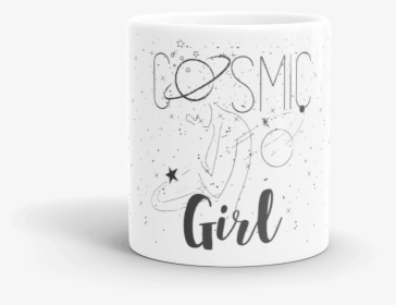 Cosmic Girl Mug Front View - Doodle, HD Png Download, Free Download