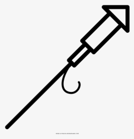 Rocket Coloring Page - Syringe, HD Png Download, Free Download