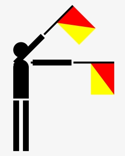 Angle,area,text - Semaphore Flags, HD Png Download, Free Download