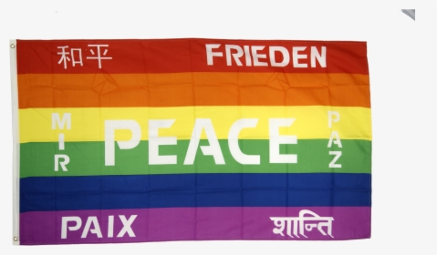 Rainbow With Peace International Flag - Peace, HD Png Download, Free Download