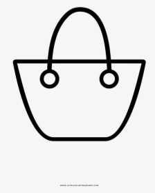 Accessories Coloring Page - Handbag, HD Png Download, Free Download