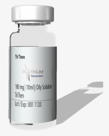 Tri Tren Platinum Pharma , Png Download - Glass Bottle, Transparent Png, Free Download