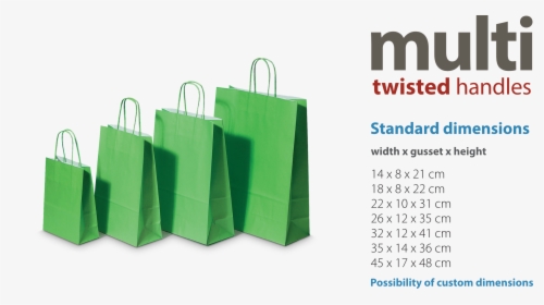 Standard Paper Bag Dimensions, HD Png Download, Free Download