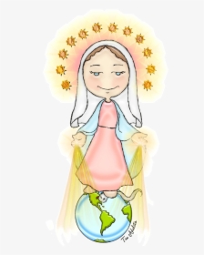 Resultado De Imagem Para Nsra Das Graças Com Os Raios - Nossa Senhora Do Guadalupe Desenho, HD Png Download, Free Download