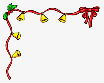 Vector Illustration Of Festive Season Christmas Red - Christmas Bell For Border, HD Png Download, Free Download