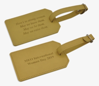 Promotional Leather Luggage Tag - Label, HD Png Download, Free Download