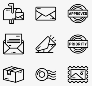 Collection Of Free Office Vector Mail - Hand Drawn Icon Png, Transparent Png, Free Download