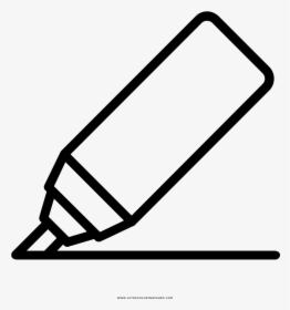 Marker Coloring Page - Drawing, HD Png Download, Free Download