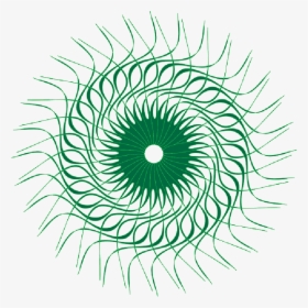 Green, Sun, Shape, Circles, Swirl, Rays, Shapes, Circle - Portable Network Graphics, HD Png Download, Free Download