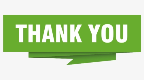 Thankyou - Green Thank You Banner, HD Png Download, Free Download