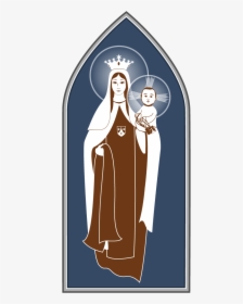 Captions Link To The Original Posts - Our Lady Of Mt Carmel Icon, HD Png Download, Free Download