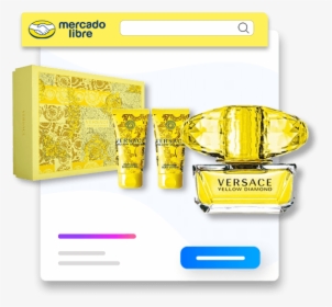 Mercado Libre Integration1 Avasam - Versace Yellow Diamond Set, HD Png Download, Free Download