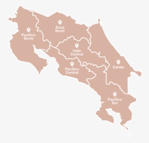 Mapa - Costa Rica, HD Png Download, Free Download