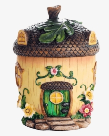 Fairy Garden Acorn Cottage - Fairy, HD Png Download, Free Download