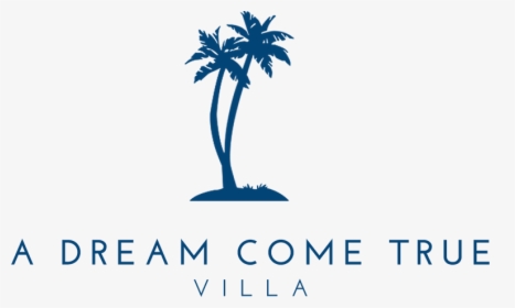 A Dream Come True Villa - Black Palm Tree Stickers, HD Png Download, Free Download