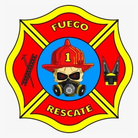 Fuego Rescate Cross - Emblem, HD Png Download, Free Download