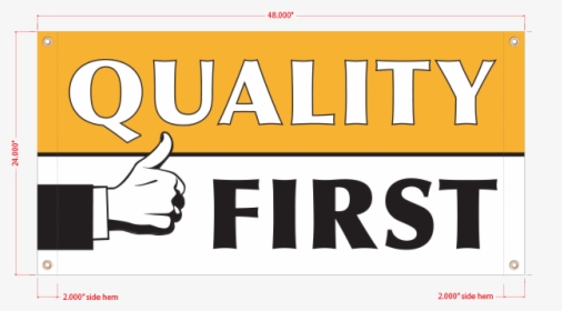 Quality Fist Vinyl Banner - Calligraphy, HD Png Download, Free Download
