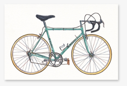 The Classic Bianchi Bicycle Post Card - Cannondale R4000si, HD Png Download, Free Download
