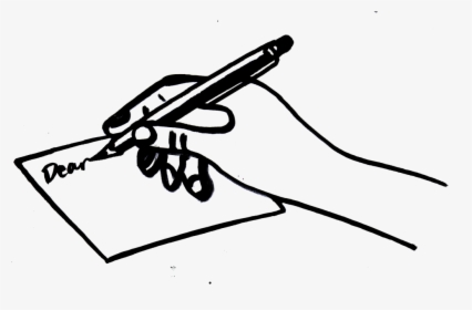 Write A Postcard To Iris Murdoch - Line Art, HD Png Download, Free Download
