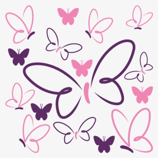 Transparent Vinilo Png - Butterfly Drawing, Png Download, Free Download