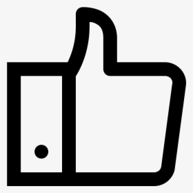 Facebook Like Icon - Like Facebook Logo White Black, HD Png Download, Free Download