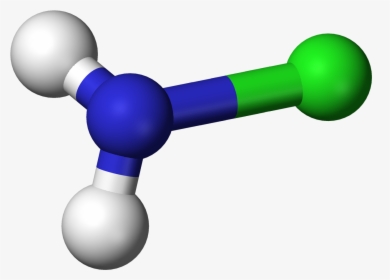 Chloramine 3d Balls - Chloramine Molecule, HD Png Download, Free Download