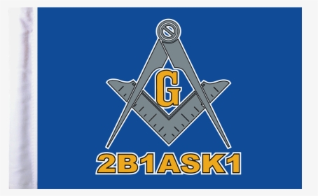 Masonic Motorcycle Flag - Freemasonry, HD Png Download, Free Download