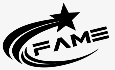 Black Logo Fame - Emblem, HD Png Download, Free Download