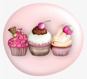 Cupcake Clipart Four - Cupcakes Clipart, HD Png Download, Free Download