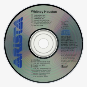 Whitney Houston Whitney Houston Cd Disc Image , Png - Whitney Houston Whitney Houston Cd, Transparent Png, Free Download