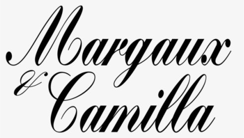 Margaux & Camilla Logo Full-01 - Calligraphy, HD Png Download, Free Download