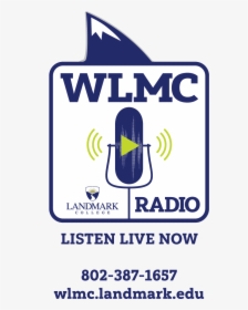 Wlmc Radio At Landmark College Logo, HD Png Download, Free Download