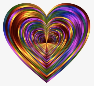 Psychedelic Heart Png, Transparent Png, Free Download