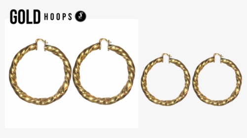 Shop 16-karat Gold Hoops - Body Jewelry, HD Png Download, Free Download