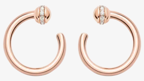Custom 18k Rose Gold Open Hoop Earring Jewellery Manufacturers - Earrings, HD Png Download, Free Download